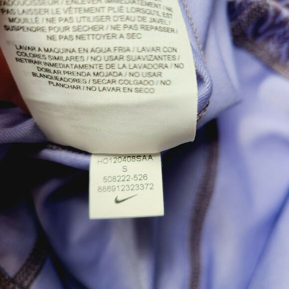 Women's NIKE DRI-FIT Size Small Athletic Top Shirt Padded Sports Bra Racerback - Picture 7 of 9